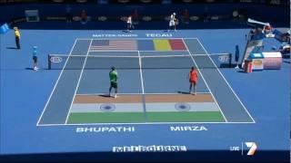 Sania Mirza  Mixed Doubles - Semifinals 1/2 27/1/2012