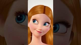 New Anna transformation #disney #art #digitalart #shorts