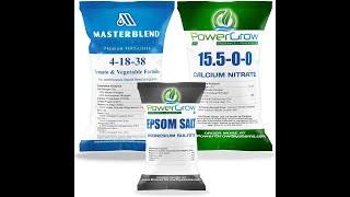 How to mix Masterblend solution for hydroponic gardening