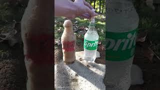 Coke vs Mentos Vs Sprite Science Experiment (Reaction)