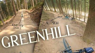 GREEN HILL BIKEPARK TEIL2 | Die Jumplines | 12 Jähriger zieht mich über 10 Meter Table | Big Crash