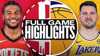LAKERS vs ROCKETS FULL GAME HIGHLIGHTS April 1, 2025 | NBA Full Game Highlights Today (2K)