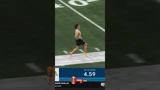 Isaiah Davis 40 yard dash #nflcombine