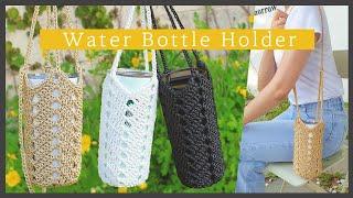 DIY | tumbler cover crochet | easy tutorial | bottle cover | knitting