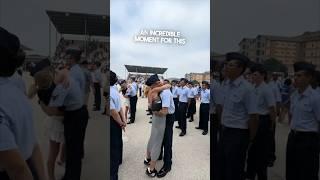 The greatest moment for those in the military ️