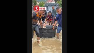 Flash floods displace residents amid relentless rain in Ipoh