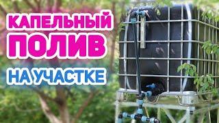 Как правильно сделать капельный полив. How to do drip irrigation.