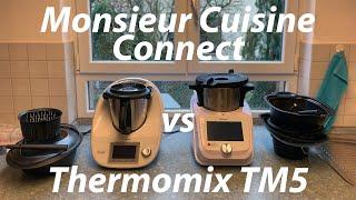 Vergleich LIDL Monsieur Cuisine Connect & Thermomix TM5 - Kochen: gefüllte Paprika mit Reis