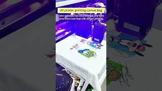 How to DIY printing on your canvas bag #uv #nocai#60*90cm uv flatbed printer#nocai uv printer price