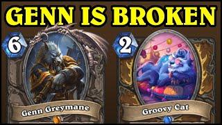 Hero Power Druid is CRAZY with Genn Greymane | Even Druid