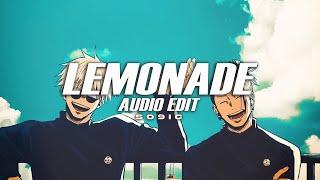 lemonade - internet money ft. don toliver [edit audio]