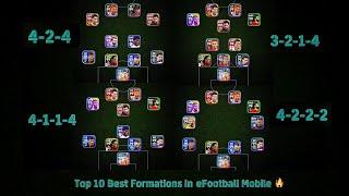 Top 10 Best Formations in eFootball 2024 Mobile 