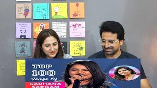 Pak Reacts to Top 100 Sadhana Sargam Songs | Random Ranking | TOPicks