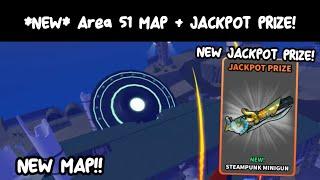 NEW AREA 51 MAP + NEW JACKPOT PRIZE! (Roblox Base Battles)