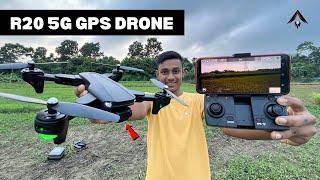 DRONES WALLAH R20 5G GPS DRONE WITH EAC CAMERA & ONE KEY RETURN UNBOXING & REVIEW | ₹8590 ONLY