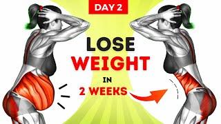 Burn Belly Fat & Lose Weight 30-Min Daily Standing Exercises | 2 Week Challenge : DAY 2