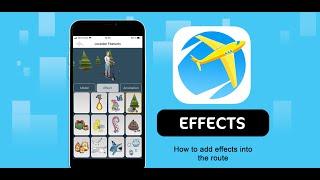 TravelBoast - How to add effects into the route (tutorial)