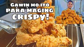 paano gawing crispy Ang fried chicken? #howtomakecrispy #howtocook