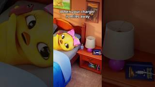I just want my charger #funny #lola #quack #lowbattery #memes #animation #relatable #happy #cute