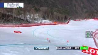 2016 Audi FIS Ski World Cup: Men's Downhill 1st Kjetil Jansrud