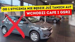 Od 1 stycznia wchodzi dyrektywa CAFE i GSR2. Co się zmieni dla kierowców?  Tanio już było...