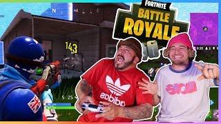 TEACHING MY DAD HOW TO PLAY FORTNITE