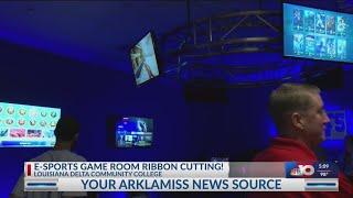 Louisiana Delta Community College opens a new E-Sports Game Room at its Monroe campus