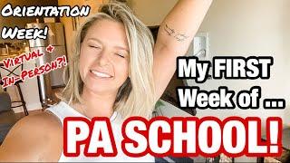 MY FIRST WEEK OF PA SCHOOL/Orientation Week - PA School VLOG | MY PATH TO PA - Sam Kelly