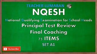 NQESH Exercises Set A1 | Teacher Lumaban