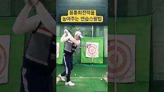 몸통회전력을 높여주는 스윙연습방법 #스윙연습 #연습스윙 #충주골프레슨