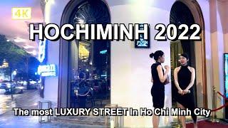 Travel Vietnam 4k - Ho Chi Minh City Walking Tour - Dong Khoi Street  【4K】