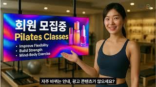[스마트플랫 LED 전광판] 실내용 디지털 메뉴보드 & 광고판 | 스마트폰 제어 가능!
