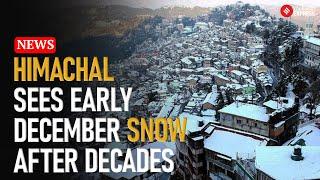 Himachal Snowfall: Shimla, Kufri Welcome Season's First Snowfall, Himachal Freezes In December Chill