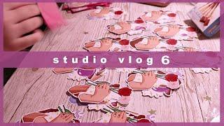 Studio Vlog #6 | shrinkles, new shop, sticker sheets, uni stress!!