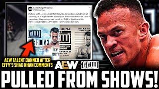 AEW Ricky Starks PULLED FROM GCW | Talent BANNED | Grand Slam Australia MOVED After LOW TICKET SALES