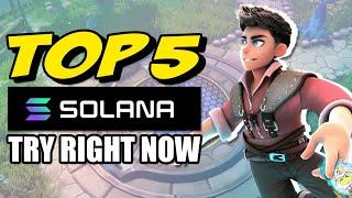 Top 5 Crypto Games On Solana You Can Try!