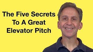 How Do I Create A Great Elevator Pitch?