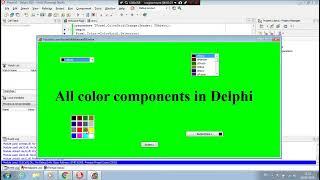 All color components in Delphi - Test Color - الألوان في الدلفي