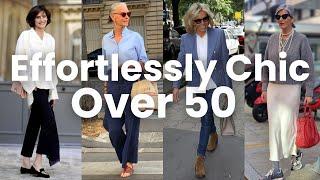 How to Dress Effortlessly Chic like a French Woman over 50