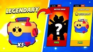 WOW!MEGA LEGENDARY GIFTS - brawl Stars Free Box Opening