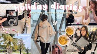 HOLIDAY DIARIES ˚｡⋆︎ catch flight, shopping, airbnb tour + spend my first night in kl 