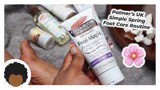 AFROGLORY | MY FOOT CARE ROUTINE USING PALMER'S UK FOOT CARE RANGE {AD}