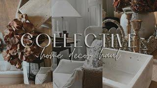 COLLECTIVE HOME DECOR HAUL | Rustic + vintage inspired home decor haul
