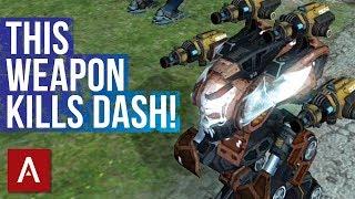 War Robots Test Server 4.1: New Light Weapon Shredder | This Weapon Kills Dash!