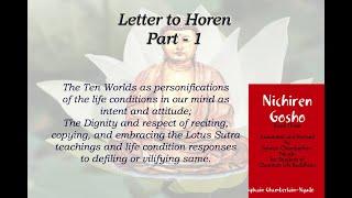 Letter to Horen - Part 1