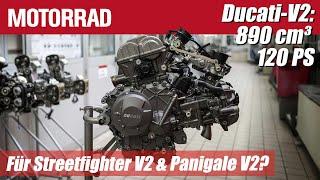 Ducati V2-Motor: Revolution für die Streetfighter V2 und Panigale V2? | Alle Details & Enthüllung