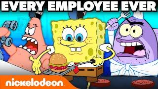 Every KRUSTY KRAB Employee Ever  SpongeBob | Nickelodeon Cartoon Universe