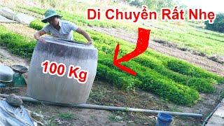 Cách Di Chuyển Chậu Bông Hoa Nặng 100kg Rất Dễ Dàng / Mẹo Di Chuyển Chậu Hoa Nặng Nhẹ Nhàng