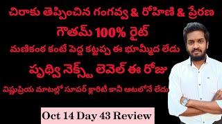 Bigg Boss 8 Telugu October 14 Day 43 Episode Review