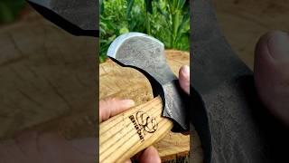 first impression of the AX3 #bushcraft #survival #woodsman #hatchets